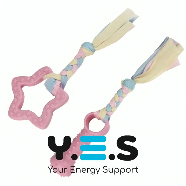 Іграшковий набір для собак 6-в-1: яскраві безпечні іграшки для активних ігор та розвитку