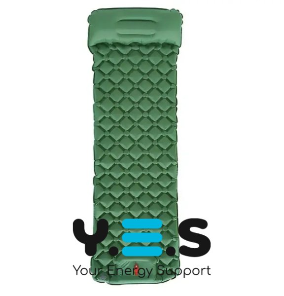 Надувний туристичний матрац 190×60 см — легкий компактний для кемпінгу та відпочинку на природі