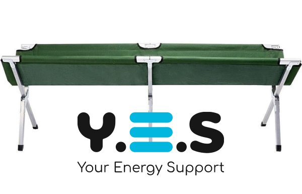 Туристичне розкладне ліжко-розкладачка 190×62×42 см, навантаження до 120 кг для кемпінгу та відпочинку