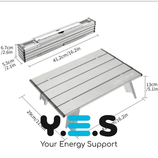 Складаний туристичний стіл WestTune — портативний алюмінієвий кемпінговий столик