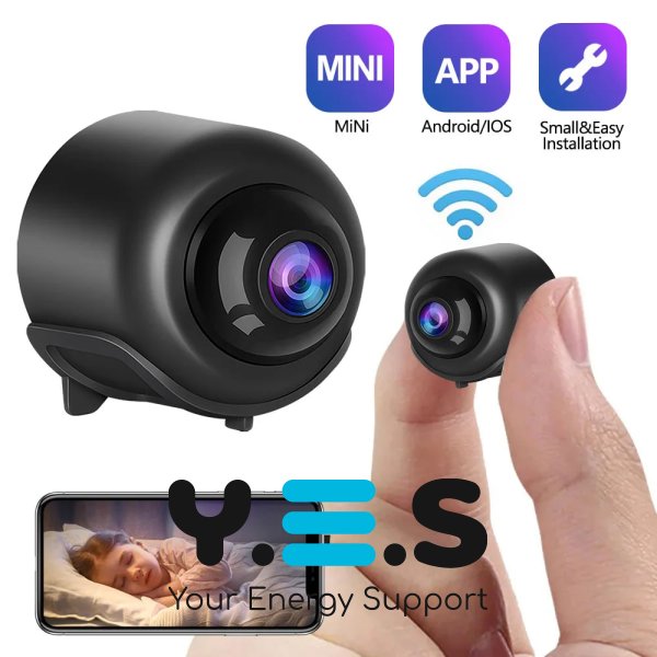 Бездротова міні-камера X5 Mini Wi‑Fi FullHD IP з датчиком руху для відеоспостереження