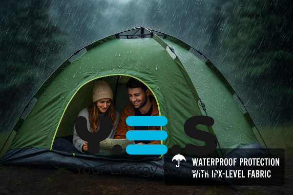 Туристичний намет-автомат 220×220×150 см, 6-місний, хакі, з автоматичним каркасом