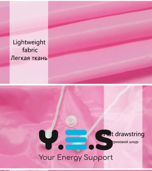 Універсальний прозорий водонепроникний дощовик D-192 унісекс на кнопках з капюшоном, міський