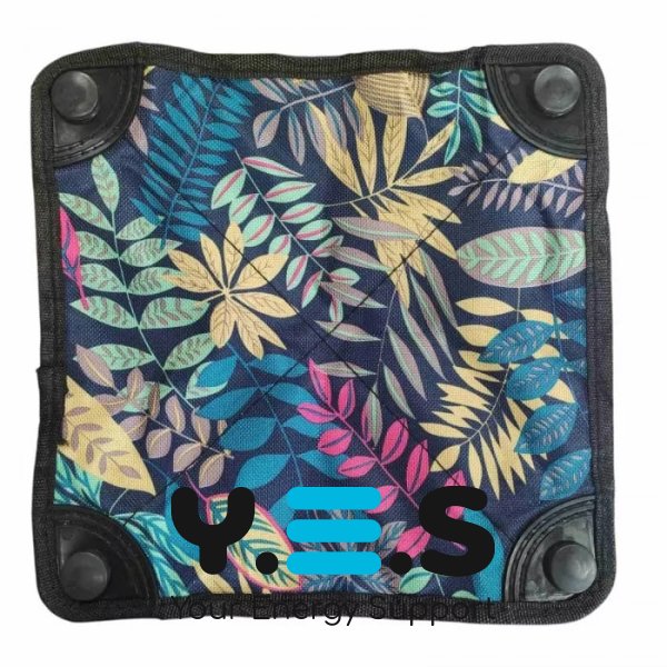 Складаний кемпінговий стілець Mazza • легкий туристичний без спинки для риболовлі та пікніка