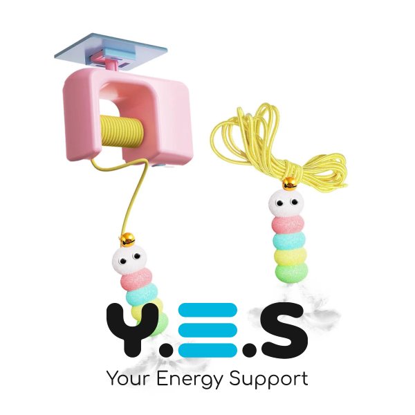 Інтерактивна іграшка для котів Pet Toy Ball 1490 на присосці з автоматичним рухом