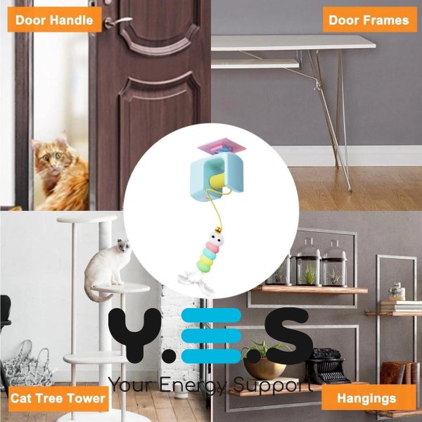 Інтерактивна іграшка для котів Pet Toy Ball 1490 на присосці з автоматичним рухом