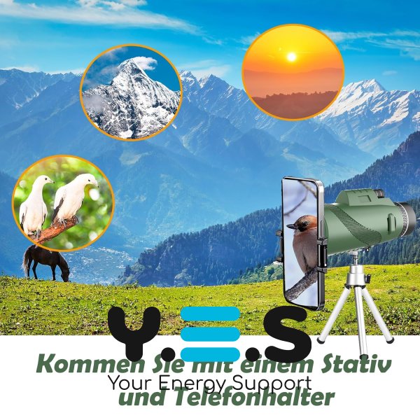 Монокуляр BEDELL 40x60 компактний з чохлом для спостережень у місті та на природі