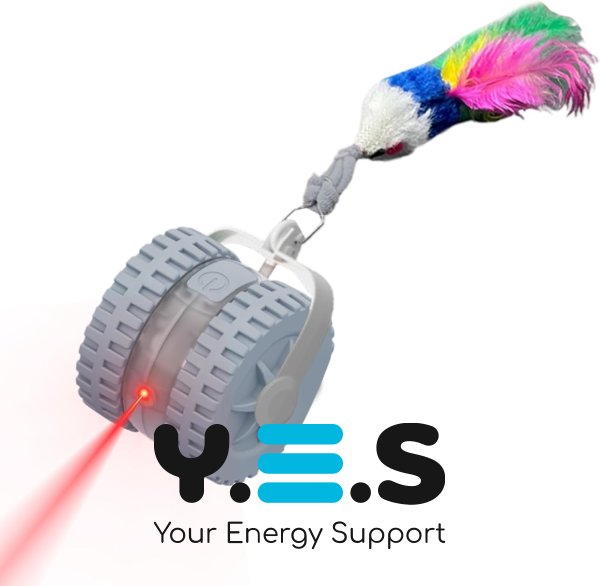 Інтерактивна іграшка для котів 9526 з лазером: подвійна стимуляція та автономний рух