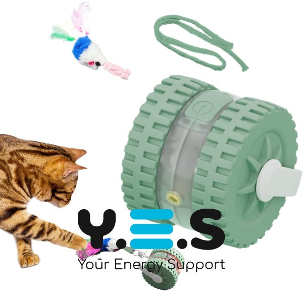 Інтерактивна іграшка для котів 9526 з лазером: подвійна стимуляція та автономний рух