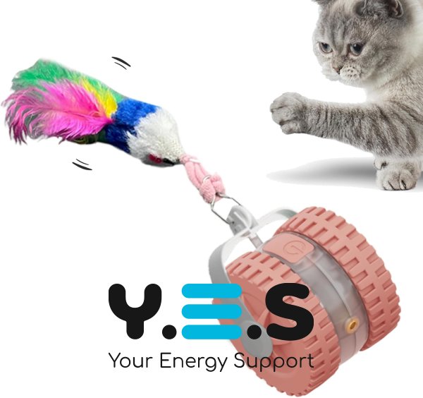 Інтерактивна іграшка для котів 9526 з лазером: подвійна стимуляція та автономний рух