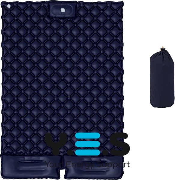 Надувний туристичний двомісний матрац WCG для подорожей і відпочинку