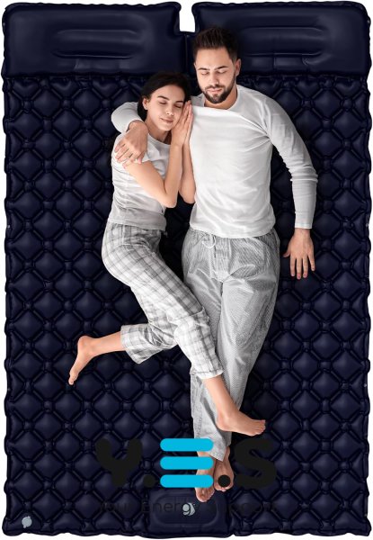 Надувний туристичний двомісний матрац WCG для подорожей і відпочинку