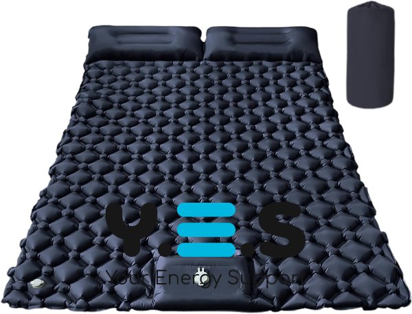 Надувний туристичний двомісний матрац WCG для подорожей і відпочинку