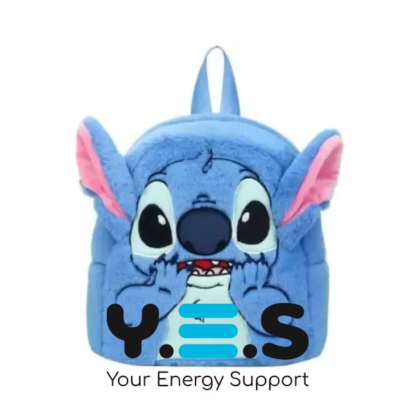 Дитячий плюшевий м’який рюкзак Stitch Lilo з вушками для садка, прогулянок і подарунка