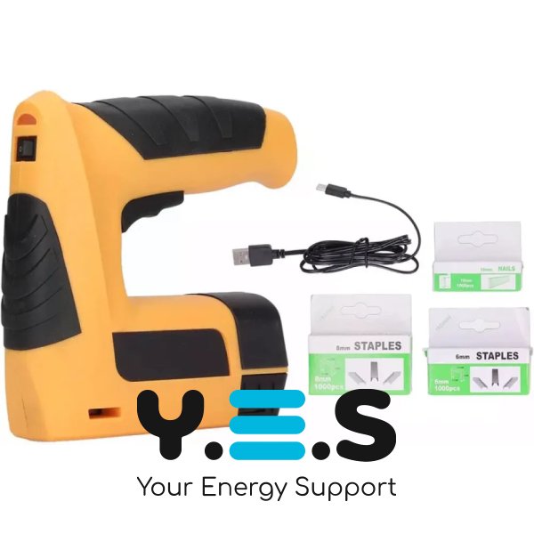 Акумуляторний електростеплер MLD AT-ST42 USB для скоб і цвяхів: меблі, оббивка, ремонт, монтаж