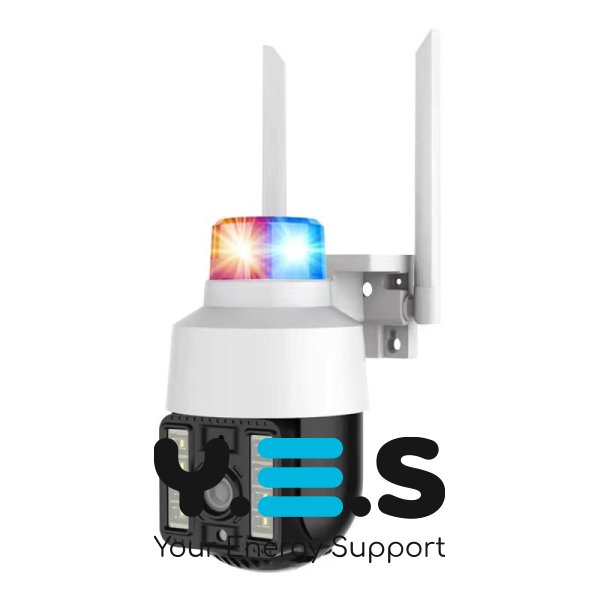 Вулична PTZ камера A15 Wi‑Fi/4G з ліхтарем‑мигалкою, нічним баченням і датчиком руху, зі смартфона