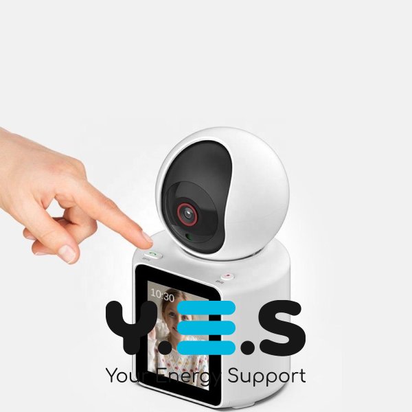 Поворотна Wi‑Fi камера‑відеоняня C31 з екраном, відеодзвінком та автотрекінгом