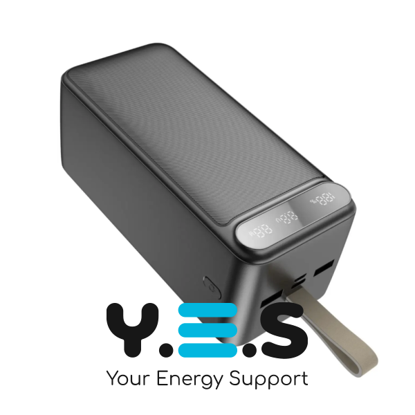 Повербанк AWEI P101K 100000 mAh 22.5W з дисплеєм і LED-ліхтариком