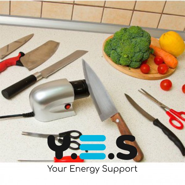 Електрична точилка для ножів Lucky Home Electric Knife Sharpener — швидке й точне заточування