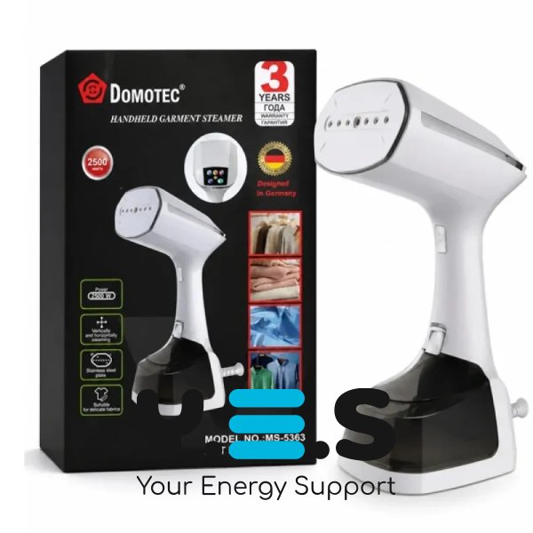 Ручний відпарювач DOMOTEC MS-5363 2500W з LED-дисплеєм для одягу, штор і текстилю