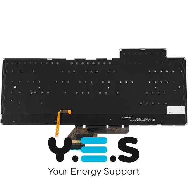 Клавіатура для ноутбука ASUS GU502 series, темно-сіра, без рамки, RGB-підсвітка клавіш