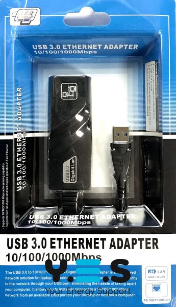 USB 3.0 мережева карта 1 Гбіт/с RJ45 на RTL8153 (Ethernet адаптер)