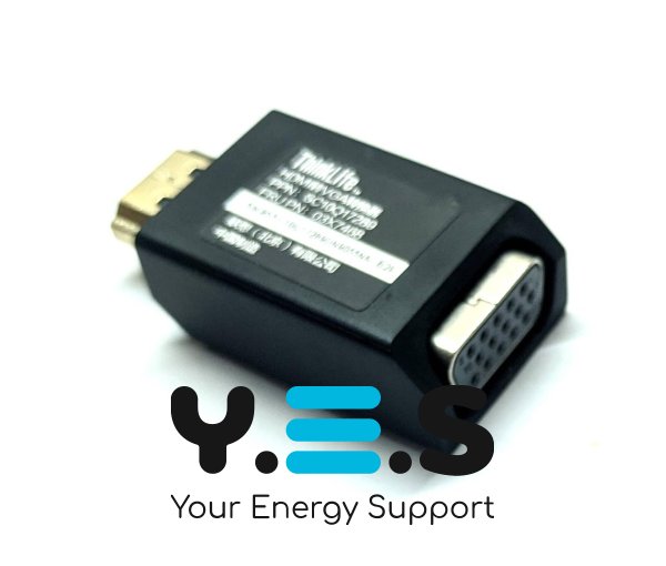 Перехідник Lenovo HDMI→VGA для підключення монітора/проектора