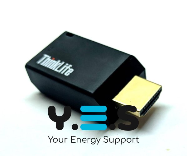 Перехідник Lenovo HDMI→VGA для підключення монітора/проектора