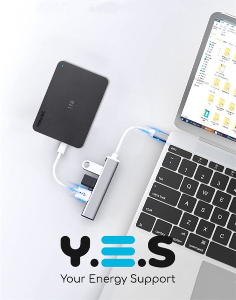USB‑C/Type‑C перехідник‑хаб (USB Hub) для підключення USB‑пристроїв