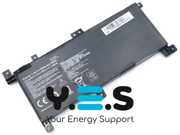 Акумулятор для ASUS C21N1509 X556UA/X556UB/X556UF/X556UJ 7.6V 5000mAh 38Wh