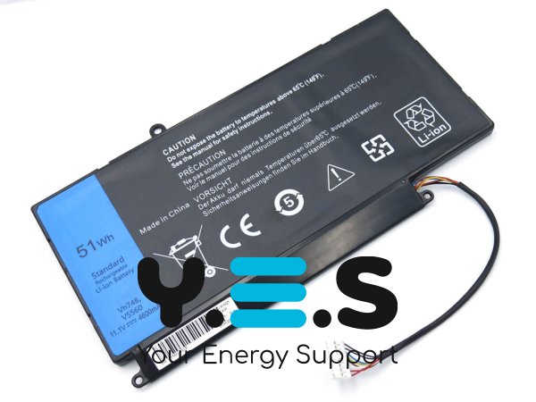 Акумулятор VH748 для Dell Vostro 5560D-2328/2526, 5560R-2526, 5560D-2528 (11.1V 4600mAh 51Wh)