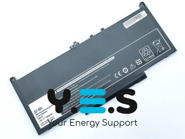 Акумулятор для ноутбука Dell J60J5 Latitude E7270/E7470 (R1V85, MC34Y, 242WD) 7.4V 53Wh