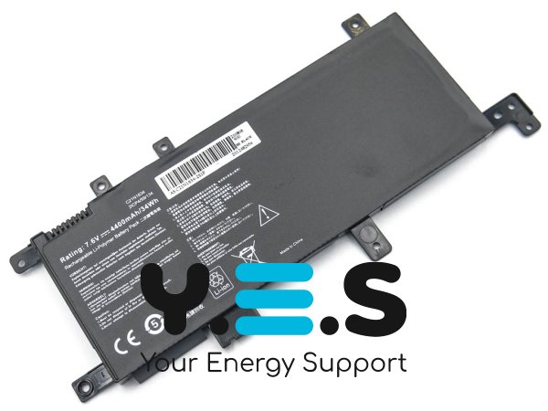 Акумулятор ASUS C21N1634 для VivoBook A580U/X580U/X580B/A542U/R542U/R542UR/X542U/V587U 7.4V 4700mAh 35Wh