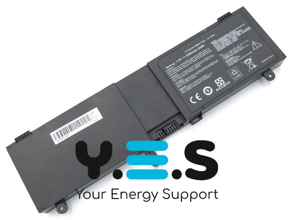 Акумулятор для ноутбука ASUS C41-N550 Q550L/Q550LF/G550/G550J/G550JK 15V 3500mAh