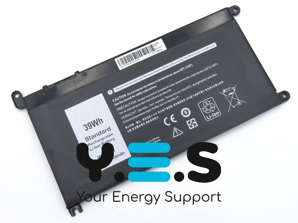 Батарея для Dell WDX0R (T2JX4) 11.4V 3400mAh 39Wh — Inspiron 15 5565/5567/5368/5378/5468/5568/5570/5775/7560/7472/7460/7572/7368/7378, Latitude 3488/3580
