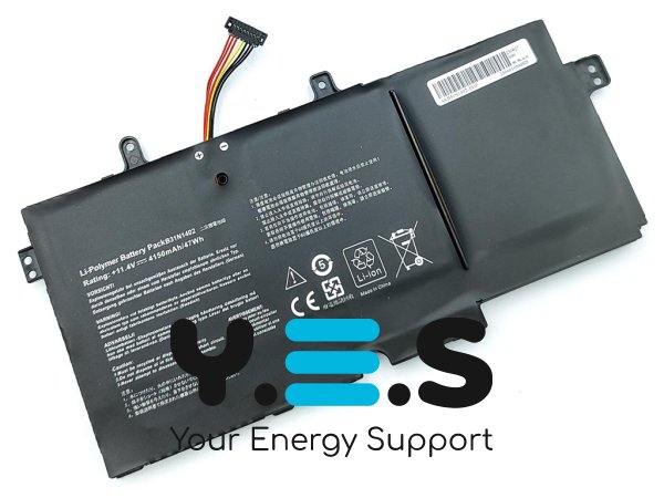 Акумулятор для ноутбука Asus B31N1402 для Q551, Q551N, N591L, N592UB 11.4V 48Wh 4110mAh