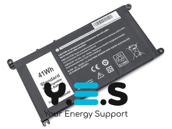 Акумулятор YRDD6 для Dell Inspiron 5482/5480/5481/5485/5491/5591/5593/3583/3493/3582/3593/3793/5584/5493/5585 11.4V 3600mAh 41Wh 0VM73