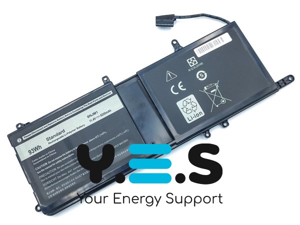 Батарея для ноутбука Dell 9NJM1 для Alienware 15 R3/R4, 17 R4/R5 (11.4V 8200mAh 93Wh)