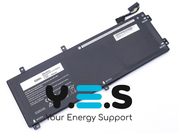 Акумулятор для Dell XPS 9560/9570 та Precision M5510/M5520/M5530/M5540 H5H20 11.55V 4800mAh 55Wh (M7R96/05041C)