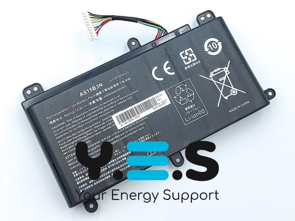 Акумулятор AS15B3N для Acer Predator G9-591/G9-592/G9-791/G9-792, 14.8V 4400mAh