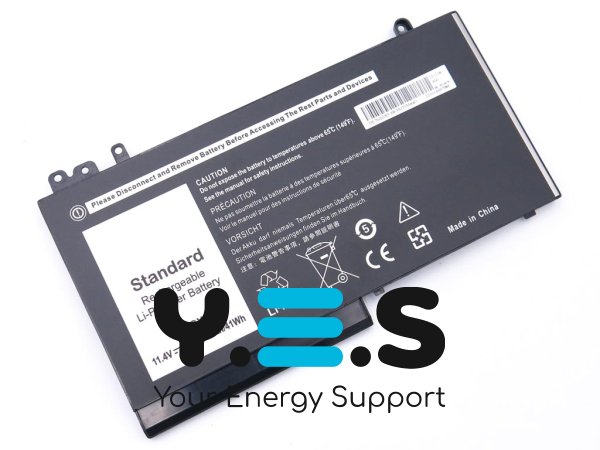 Акумулятор NGGX5 для Dell Latitude E5250 (0RDRH9/RDRH9) 11.4V 3600mAh 41Wh, металевий корпус
