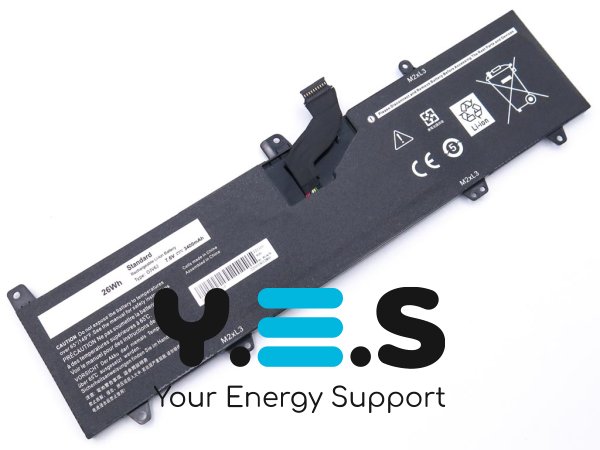 Акумулятор OJV6J для Dell Inspiron 11 3149/3162/3164/3168/3179/3180 (7.6V 3400mAh 26Wh)