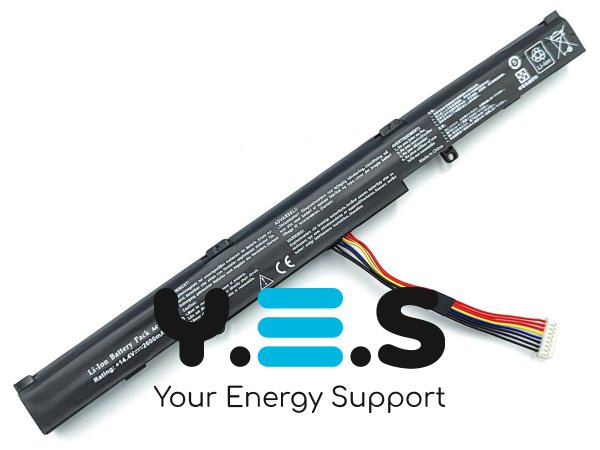 Акумулятор для ноутбука ASUS A41N1501 N752, N752V, N752VX, N752VW (14.4V 2600mAh)