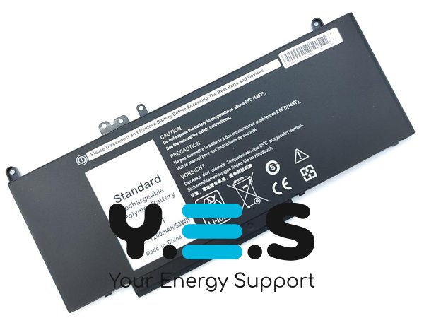 Акумулятор для Dell Latitude 14 E5470/E5570/E5450, Precision M3510 6MT4T 7.4V 7200mAh 53Wh