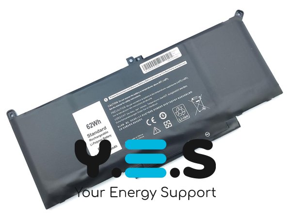 Акумулятор для Dell F3YGT Latitude 14 7490/7280/7290/7380/7390/7480/7490 (7.6V 8200mAh)