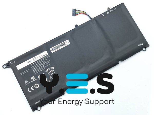 Акумулятор JD25G для Dell XPS 13 9343/9350 (90V7W, DIN02, P54G) 7.6V 7800mAh 59Wh