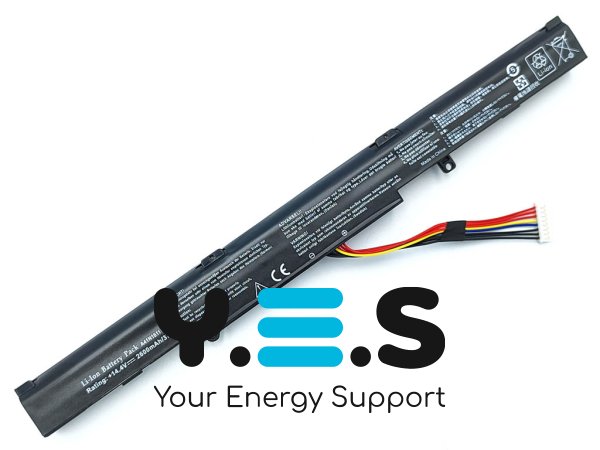 Акумулятор A41N1611 для ASUS ROG GL553VD/VE/VW, GL753VD/VE 14.4V 2600mAh 37Wh