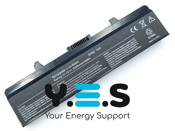 Акумулятор GP952 для Dell Inspiron 1525/1440/1526/1545/1546/1750, Vostro 500 (GW240) 11.1V 5200mAh 58Wh