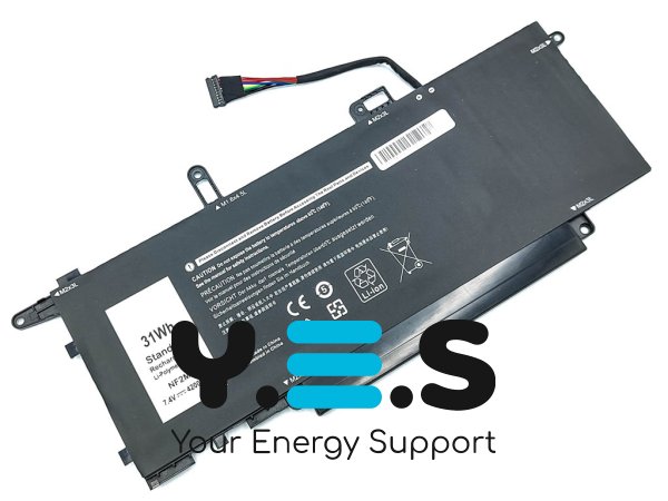 Акумулятор NF2MW (CHWV6) 7.4V 4200mAh 31Wh для Dell Latitude 7270, 7400, 9410 2-in-1