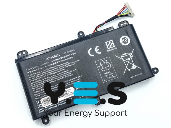 Акумулятор ACER AS15B3N для Predator 17 G9-791/G9-791G/G9-792/G9-792G 14.8V 5200mAh